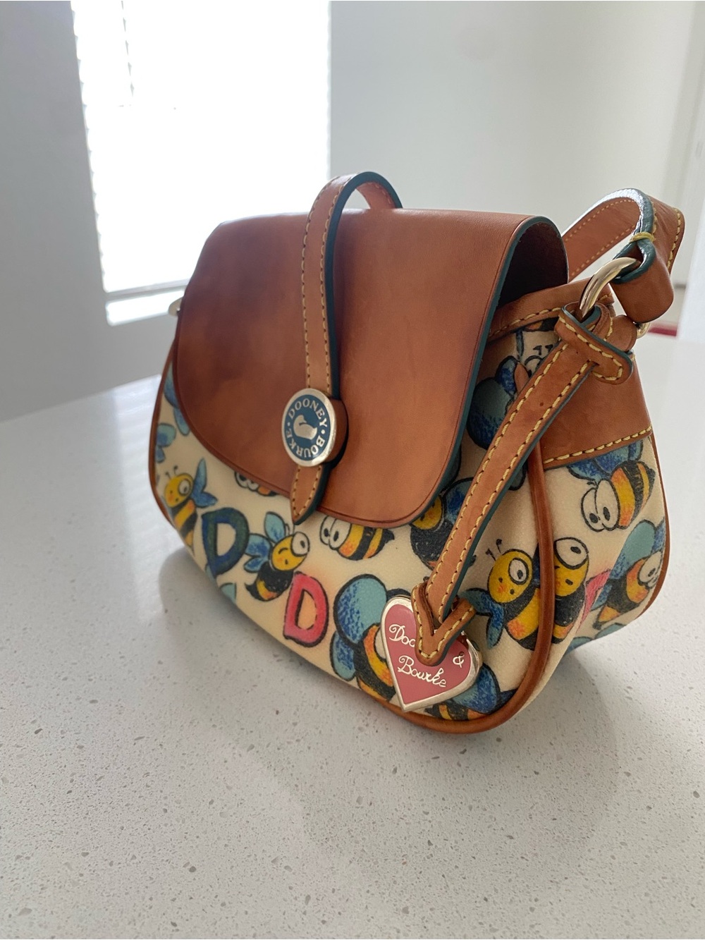 Vintage Dooney & Bourke Bumblebee Shoulder Bag